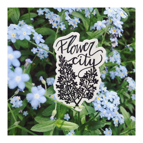 Flower City Lilacs Sticker