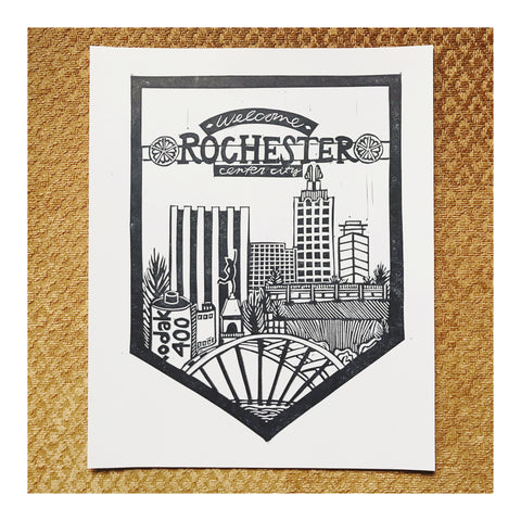 Rochester Camp Flag Print